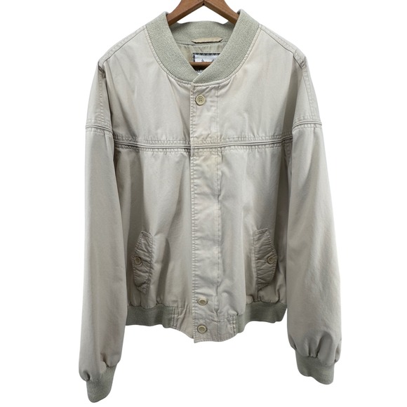 Vintage‎ Y2K Classic Harrington Munsingwear Mens Jacket Full Zip Button Up XL - Picture 14 of 15